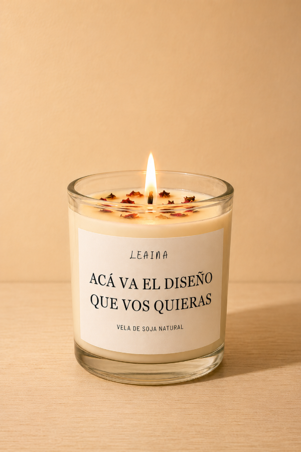 Producto - 30 Velas de Soja Personalizadas con Logo