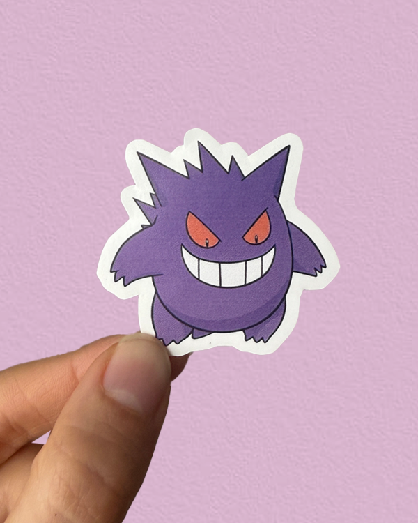 Producto - GENGAR - Sticker Individual Duki