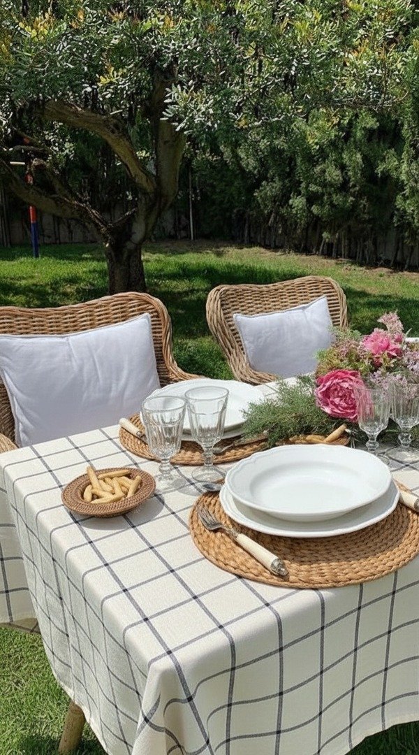 Producto - Mantel de tussor antimanchas 1,60 x 2mts