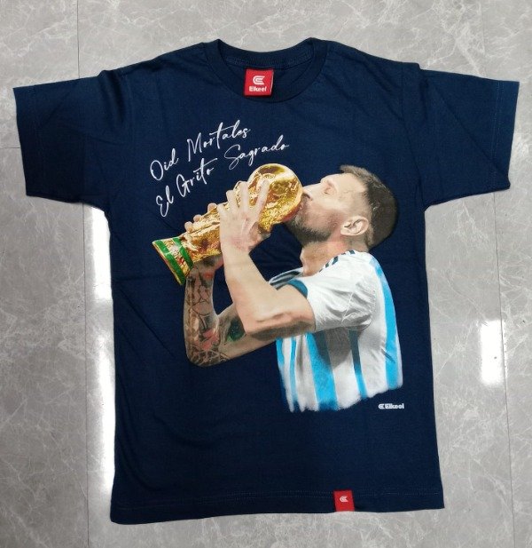Producto - Remera ARGENTINA Lio Campeón del mundo "Oíd Mortales" ( FUTBOLREAD1)