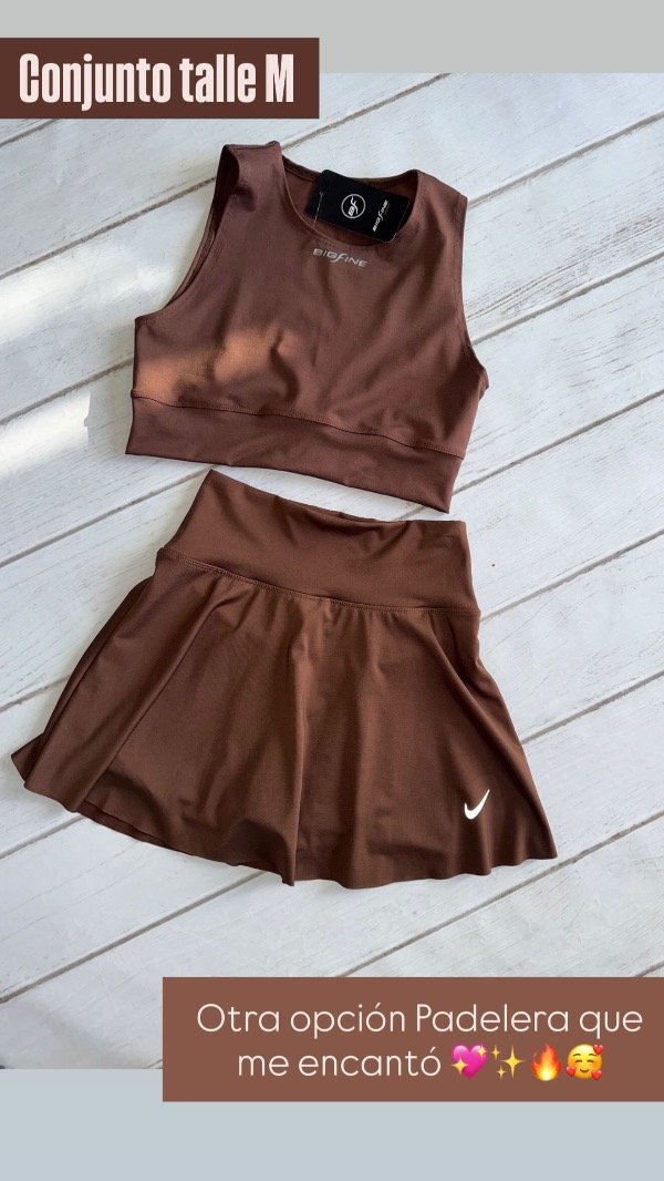 Producto - Conjunto Nike Marron