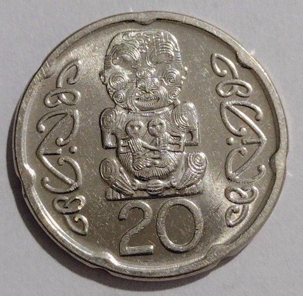 Producto - Nueva Zelanda 20 centavos 2008 - 0