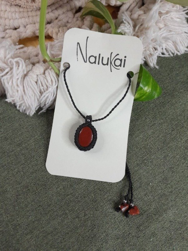 Producto - Collar - Jaspe Rojo