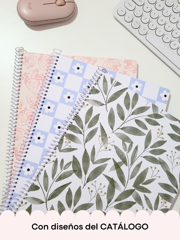Producto - Cuaderno A4 y A5 tapa blanda DISEÑO A ELECCION
