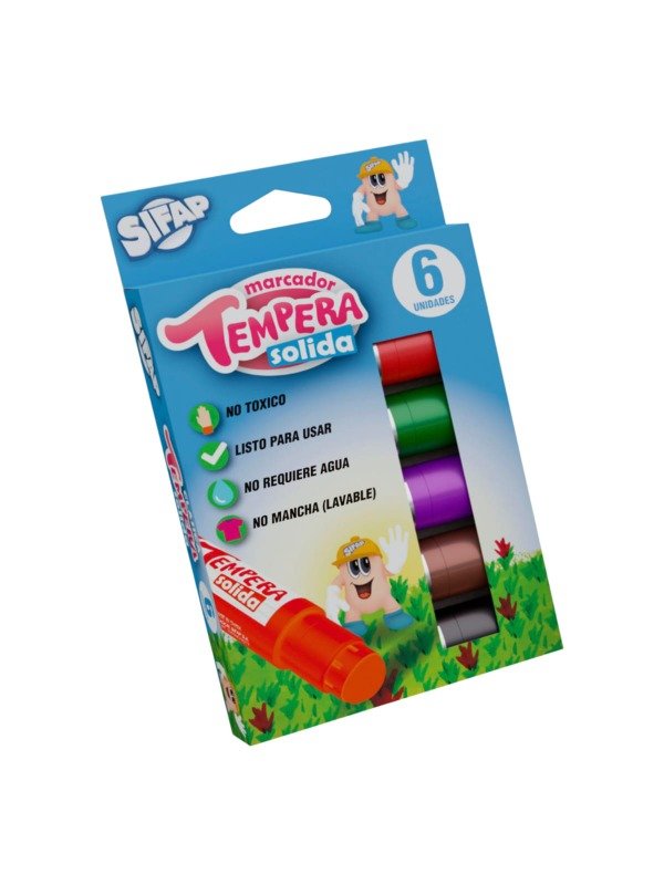 Producto - Tempera Solida Sifap X6 - Clásica