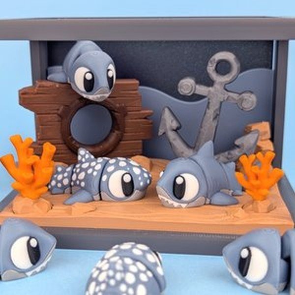 Producto - Tiburones con Pecera de Mar Profundo