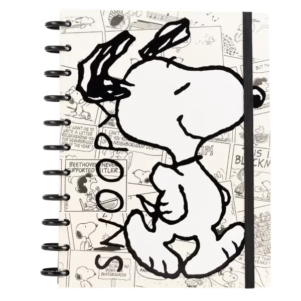 Producto - PREVENTA!!! Cuaderno A4 Con Sistema De Discos "Snoopy" - Mooving Loop