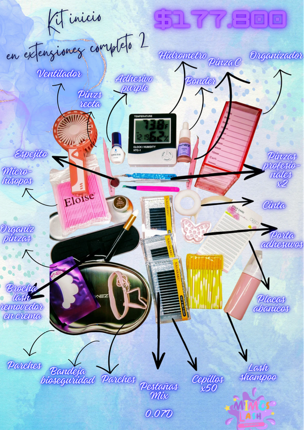 Producto - Kit inicio extensiones completo 2