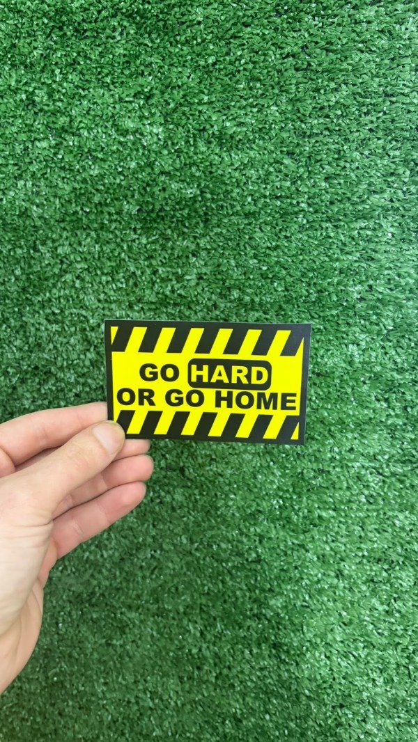Producto - Stickers Fitness - Para Termos - GO HARD
