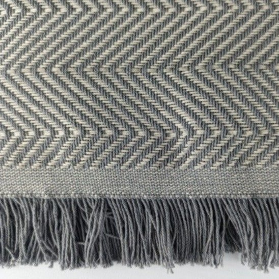 Producto - Manta Espiga Gris