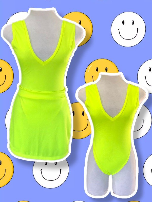 Producto - Conjunto amarillo fluor