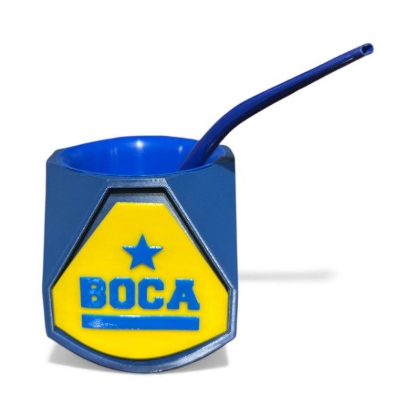 Producto - Mate Boca Juniors 4 caras