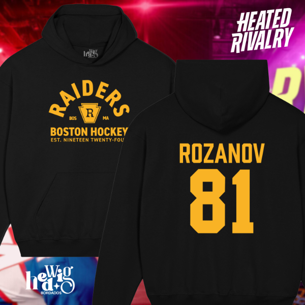 Producto - Buzo Canguro "Boston Raiders HEATED RIVALRY" Doble Estampa