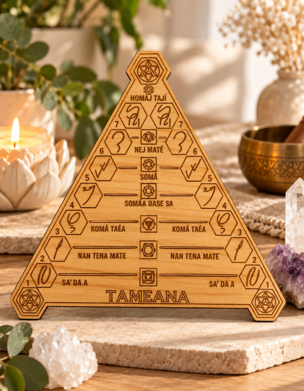 Producto - Plantilla Triangular Tameana en Madera - 0
