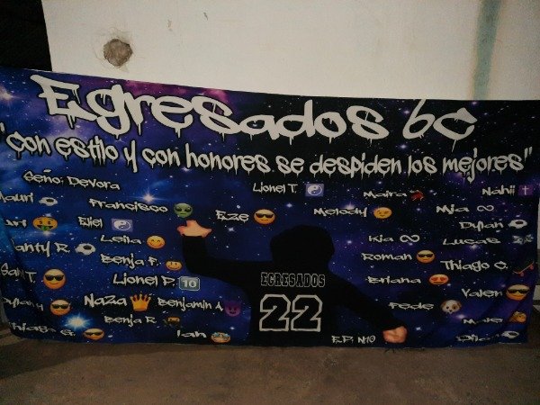 Producto - Bandera de egresados personalizada - Diseño full color