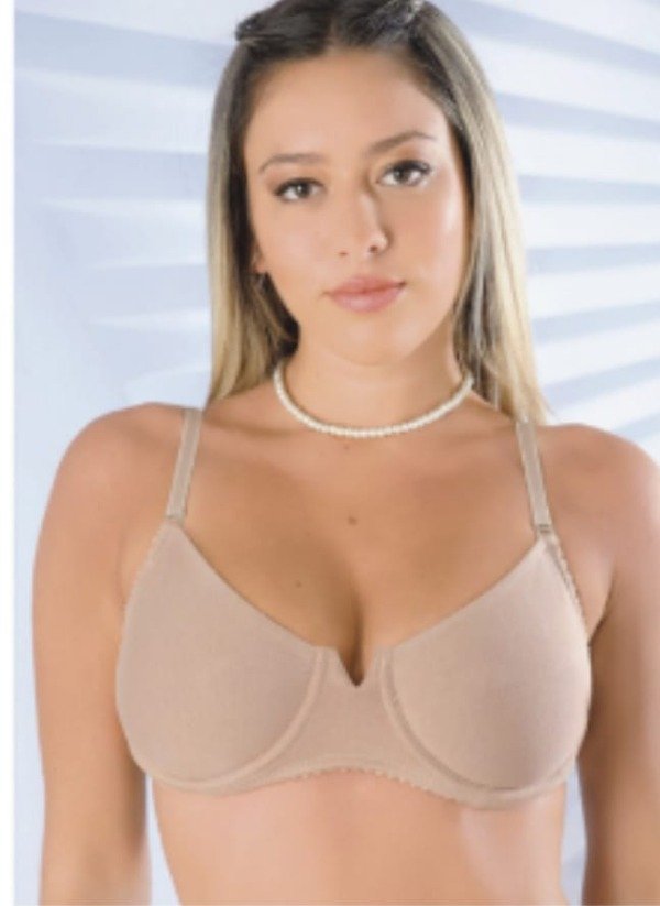 Producto - Corpiño algodón con aro doble tela