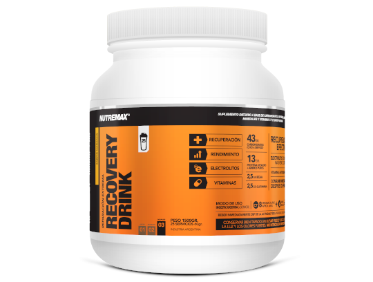 Producto - RECOVERY Drink 1500 Grs 12,5 Lts Nutremax Sin Tacc