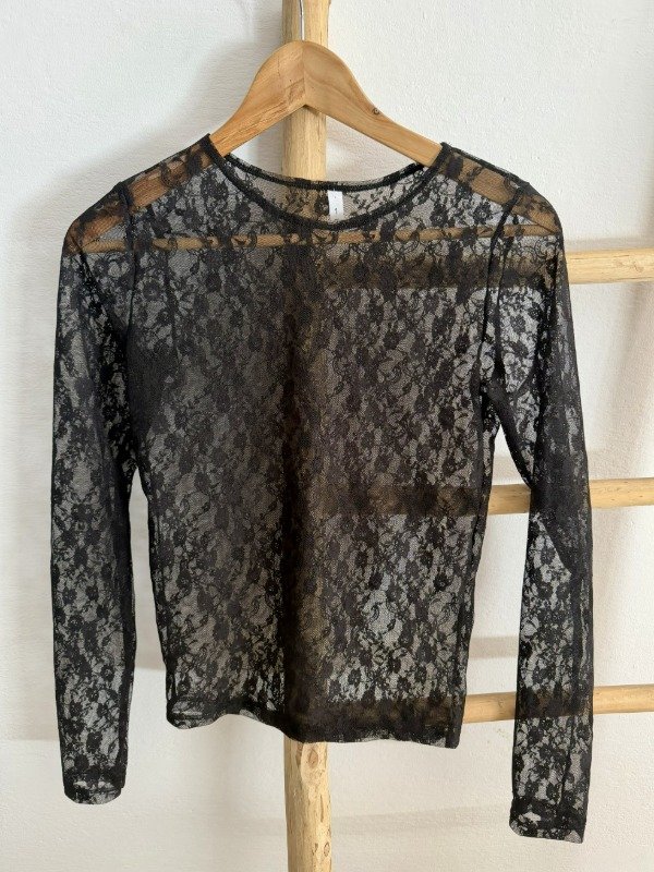 Producto - Remera Encaje Nox - 7