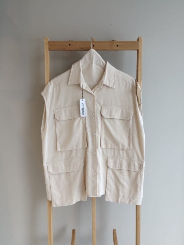 Producto - CHALECO GABARDINA CRUDO