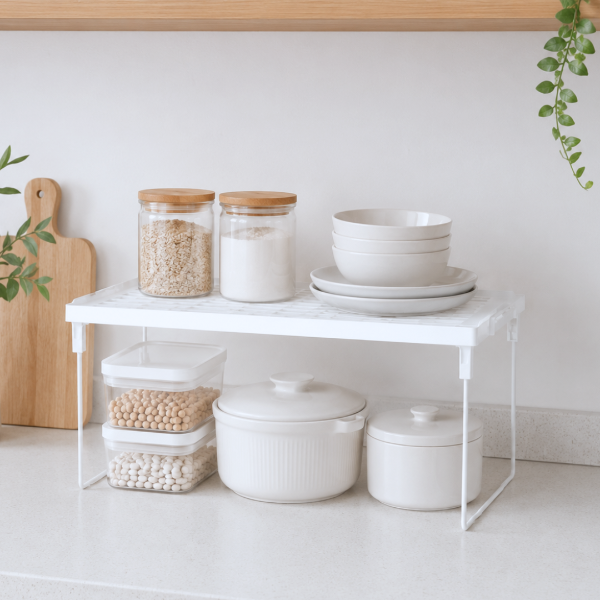 Producto - ESTANTE ORGANIZADOR APILABLE BLANCO - 0