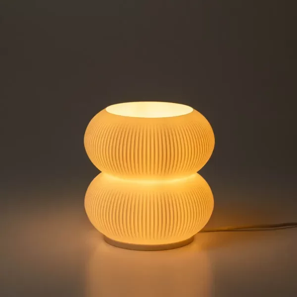 Producto - Velador nórdico esfera blanco