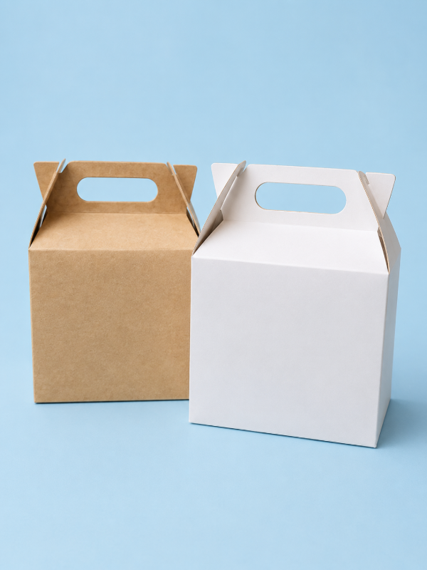 Producto - VALIJA MEDIANA SIN VISOR BLANCA O KRAFT 16x9x17 COD.46 - 0