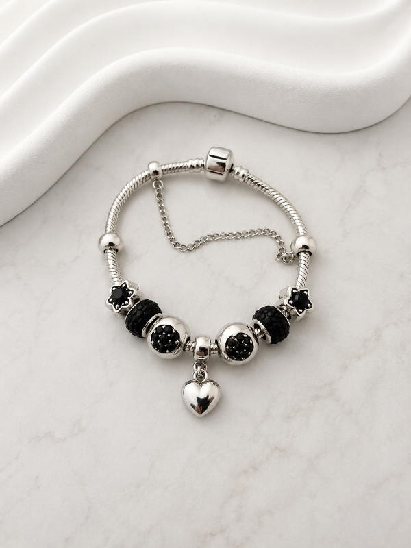 Producto - PULSERA PANDORA NEGRA 0190
