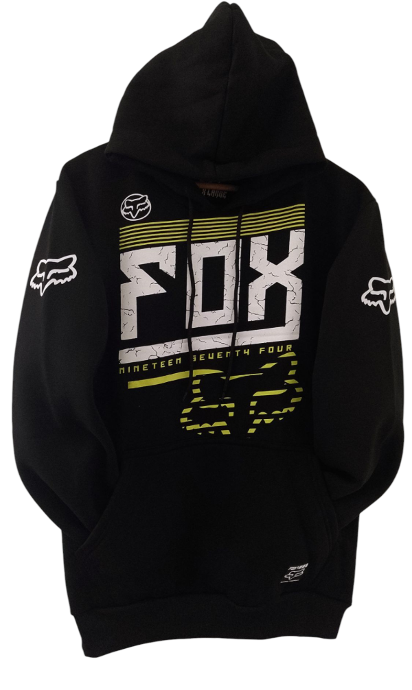Producto - HOODIE FOX NINETEEN SEVENTY FOUR BLACK