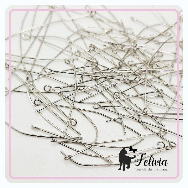 Producto - Alfiler con rulo niquel 5cm x 20 g