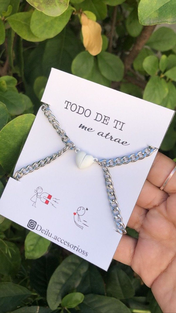 Producto - Pulsera iman corazon color