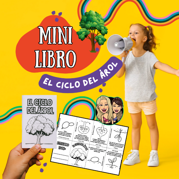 Producto - Mini libro. Ciclo del árbol