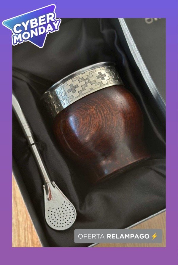 Producto - MATE IMPERIAL ALGARROBO ENCERADO