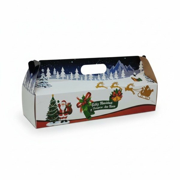 Producto - Pack - Cajas para Pan de Jamón - Diseño Estándar