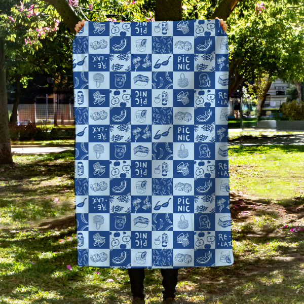 Producto - Lona - Picnic azul