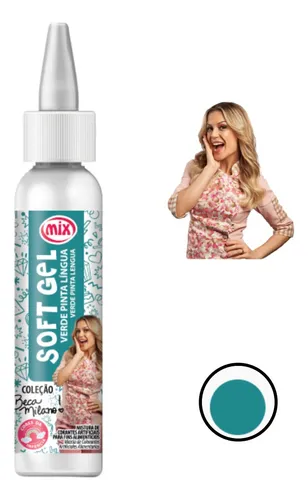 Producto - Colorante Mix Soft Gel Verde pinta lengua