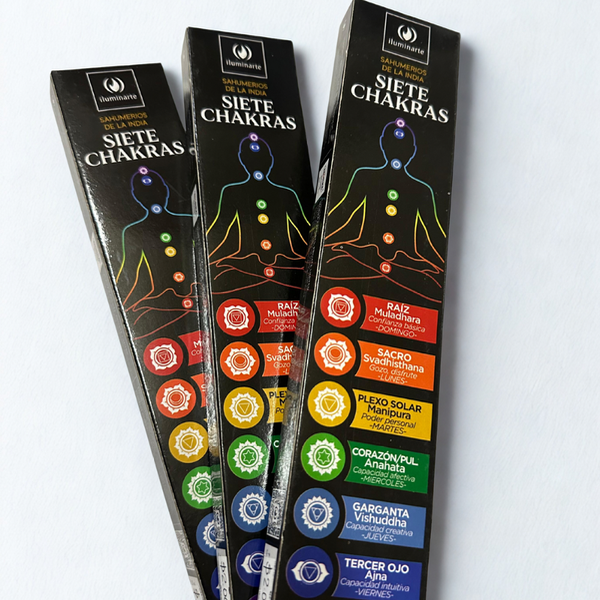 Producto - Sahumerios 7 Chakras Iluminarte x21u