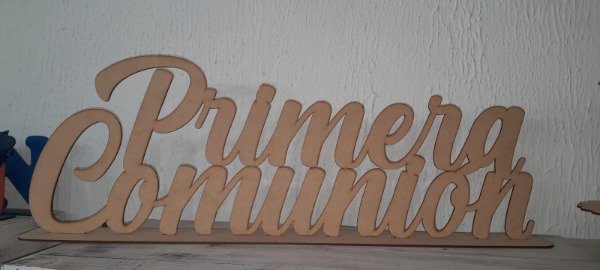 Producto - Cartel para mesa Crudo 30cm x 80cm