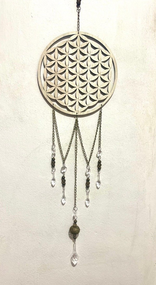 Producto - Colgante Flor de la vida cadenas