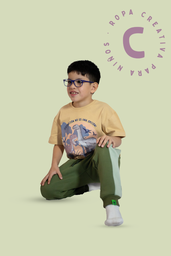 Producto - Remera manga corta "Dinos"