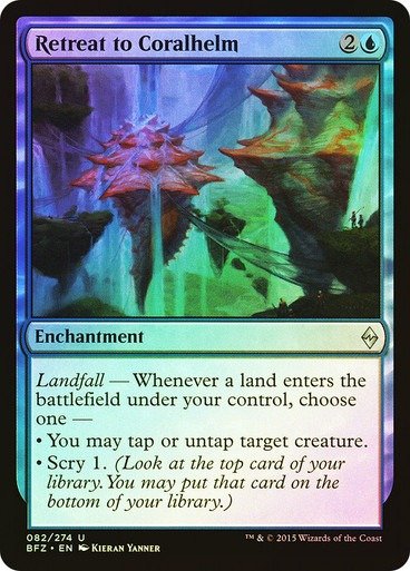 Producto - Retreat to Coralhelm (Foil)