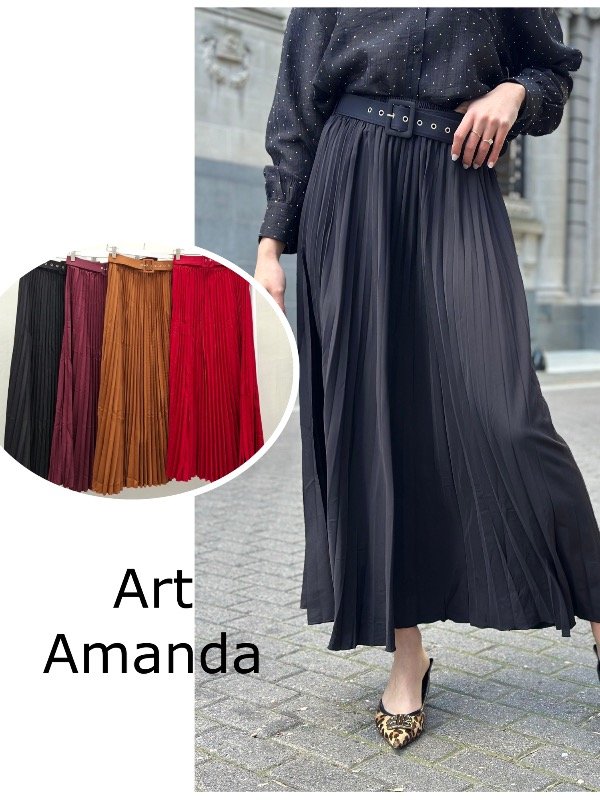 Producto - Amanda falda Plizada con cinto