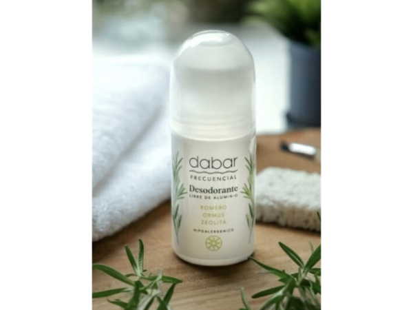 Producto - DESODORANTE LIBRE DE PARABENOS ALUMINIO ALCOHOL CON ZEOLITA ORMUS ROMERO - DABAR