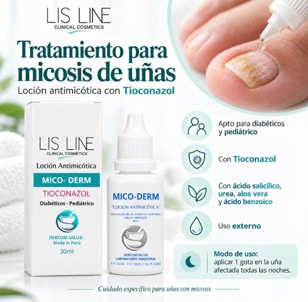 Producto - Mico- Derm Loción Antifúngica Lis Line - 1