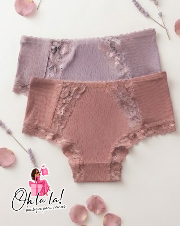Producto - MINDY CULOTTE VEDETINAS DE MORLEY PREMIUM + PUNTILLA - 1