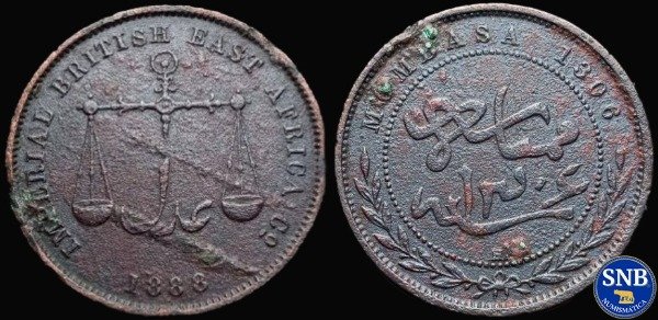 Producto - Mombasa - 1 Pice (1888) KM #1.3 - Compañía Británica de África Oriental [F]