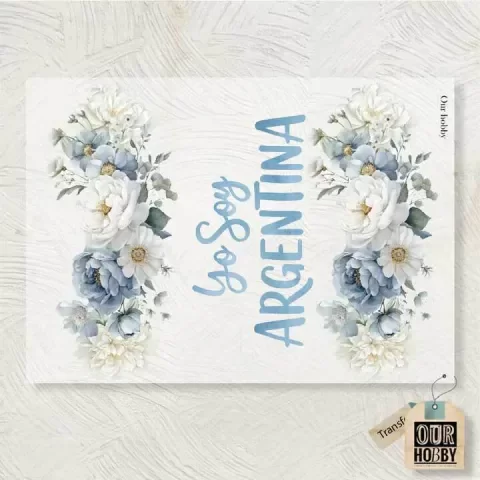 Producto - Lámina DTF TEXTIL Colección Orgullo Argentino OH - 331