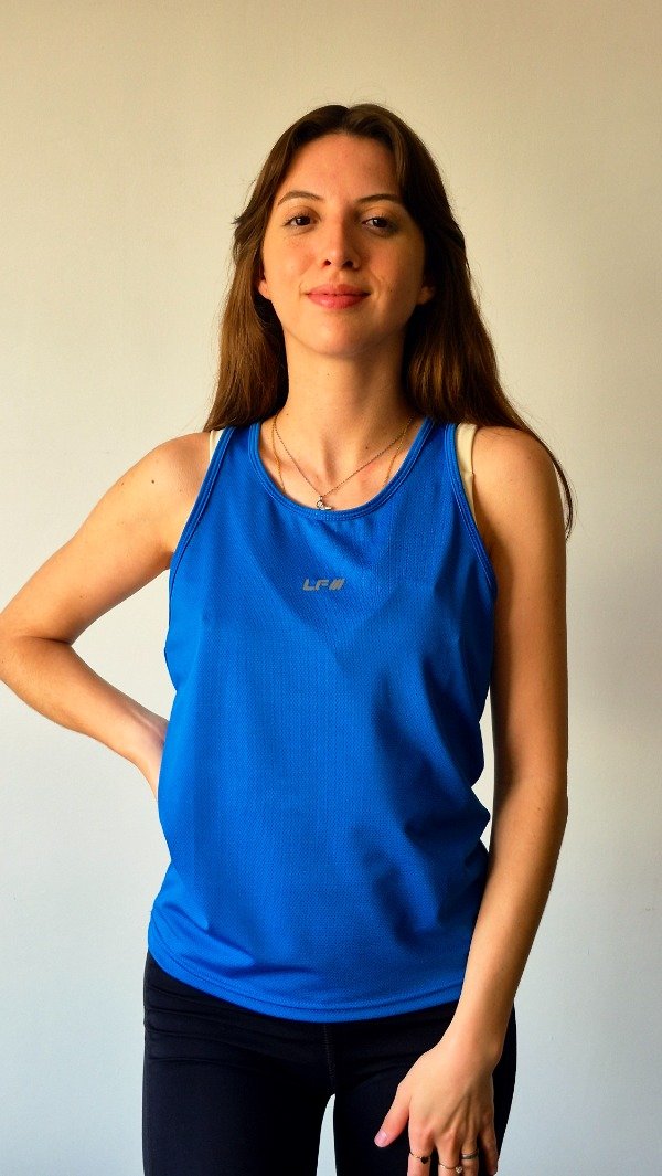 Producto - MUSCULOSA OVAL AZUL FRANCIA
