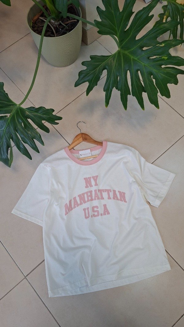 Producto - Remera MANHATTAN rosa - 0
