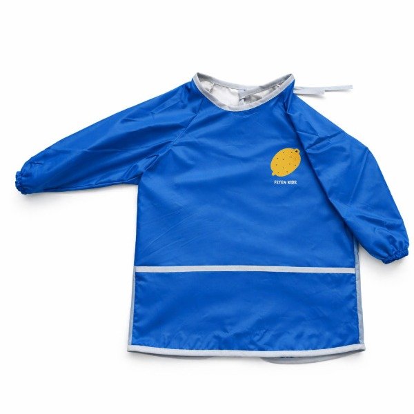 Producto - Pintorcito - Babero Manga Larga - Colores lisos con estampa - Impermeable - 1