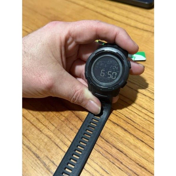 Producto - Reloj para hombre deportivo digital negro con luz - 3